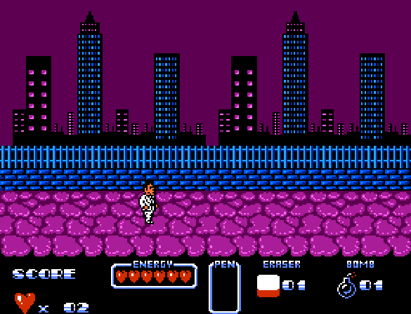 Cool World - NES game screenshot (1993) by Ocean
